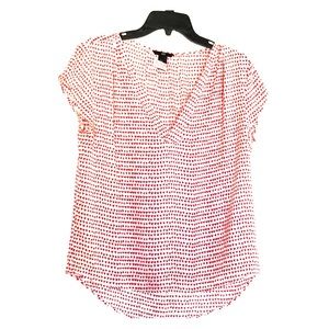 H&M Red Heart Blouse